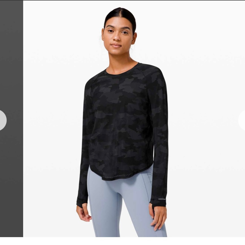 Lululemon camo long sleeve